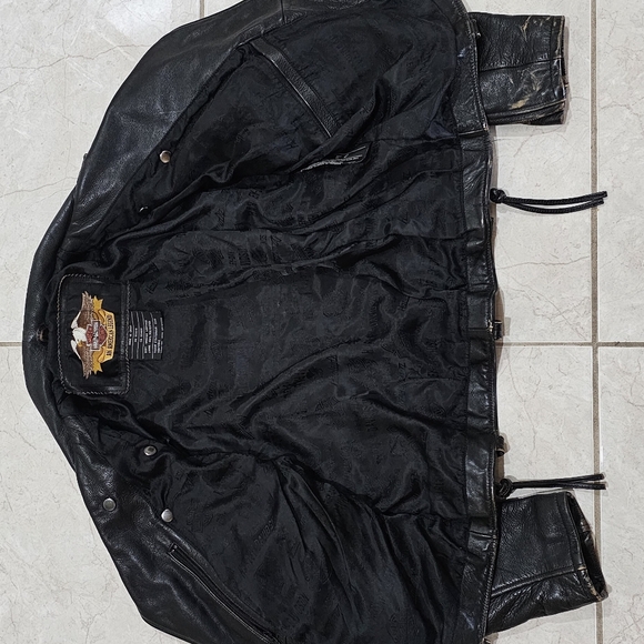 Vintage Harley-Davidson Black Leather Jacket - Picture 6 of 6